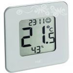 TFA Dostmann STYLE - Thermomètre hygromètre digital blanche