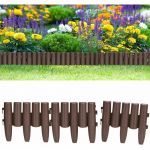 Deuba Set Bordure de jardin, rebord de jardin - 2x 8 Palissades = 4,48 m pelouse