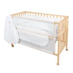 Roba Lit cododo -safe asleep- 60x120 cm -Sternenzauber-, avec équipement, naturel