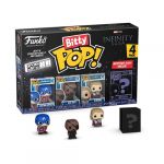 Funko Bitty Pop! Marvel - Captain American - Captain America (Holding Shield), Nick Fury, Thor et Une Mini-Figurine Mystère en Surprise - 2.2 Cm - Marvel Comics Collectionnable