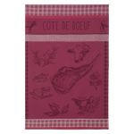 Coucke Torchon jacquard C&ocirc;te de Boeuf