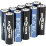Ansmann Pack de 10 piles Industrielle au Lithium 1,5V Mignon AA (LR06)