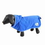 Peignoir de Bain pour Chien "Capuc " 55cm Bleu Prix