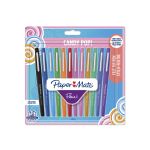 Paper Mate Lot de 12 stylos feutre Flair Candy Pop - Pointe moyenne - Assortiment de couleurs