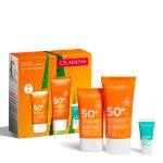 Clarins Coffret Les Essentiels Protection Solaire Spf 50+ Soins Solaires Visage & Corps