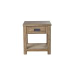 Bois Dessus Bois Dessous Table de chevet en bois de teck recyclé 45 cm