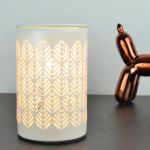 Zen'Arôme Diffuseur par Chaleur Douce Calorya n°9 - Luminosité et Diffusion Réglables - Diffusion jusqu'à 20m² - D 9,5 x H 12 cm