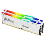 Kingston Fury Beast White RGB - 2 x 16 Go (32 Go) - DDR5 6000 MHz - CL36