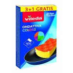 Vileda Tresice France - Grattoir fibre avec eponge colors 3+1 159534 .