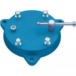 Plateau rotatif pour &eacute;tau Compact/Front, Pour Larg. : de mors : 100 mm, Pas des trous 73 x 56 mm, Dimension des trous M6, Poids : 1,8 kg