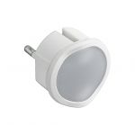Legrand Veilleuse lampe torche avec batterie - Fiche 2P - 10A - Blanc