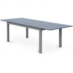 Alice's Garden Table Extensible - Chicago Gris - Table en Aluminium 175/245cm avec rallonge