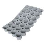 De Buyer 1856.01 - 28 mini cannelés Bordelais élastomoules (3,5 cm)