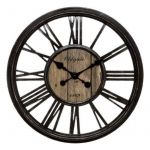 Horloge Murale Vintage "Liam" 44cm Noir Prix