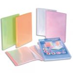Smead Protège document personnalisable - 80 vues - 40 pochettes Silky Touch - coloris assortis