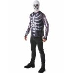 Rubie's D&eacute;guisement - Fortnite - T-shirt et cagoule Skulltrooper - Taille XXXL (13-14 ans)