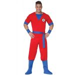 Axho Déguisement manga rouge adulte - Taille: M (48-50)