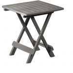 Progarden Table pliante ADIGE Anthracite 44 x 44 x h 50 cm - Anthracite