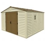 Duramax Abri de jardin PVC Woodstyle - 13,12 m²