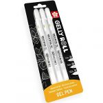 Sakura Stylo gel Gelly Roll Blanc 05 - 08 - 10