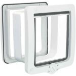 Animallparadise Chati&egrave;re 4 positions XL avec tunnel 24 &times; 28 cm ext&eacute;rieur blanc pour chat Blanc