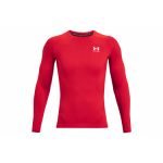 Under Armour Maillot manches longues de compression heatgear armour rouge homme xl