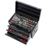 KS Tools Coffre &agrave; outils Ultimate &eacute;quip&eacute; - 3 tiroirs et plateau - 100 pcs 922.0100 - KSTOOLS