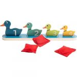 Bs Toys Canards en Ligne - Jeu De Canards pour Enfants - Plaisir De La Kermesse pour Toute La Famille - Convient &Agrave; Partir De 3 Ans