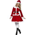 Déguisement Mère Noël velours (taille S, M ou L)