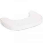 Childhome Tablette de repas amovible + protection pour chaise haute Evolu 2 ou Evolu One.80° blanc C