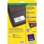 Avery-Zweckform Boîte de 3780 étiquettes ultra-résistances métalliques 25,4 x 10 mm