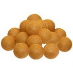 Atmosphera Guirlande Led "16 Mini Boules" 261cm Jaune Moutarde