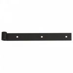 Torbel Penture droite en acier noir cataphorèse - Longueur 400 mm