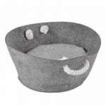 Panier pour Chien & Chat "Anses en Corde" 40cm Gris Prix
