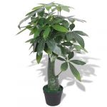 VidaXL Arbre de la fortune artificiel avec pot 85 cm Vert