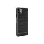 DLH Energy Coque de protection pour téléphone portable DY-PS4227 - Silicone - Pour Apple iPhone 11 - Noir