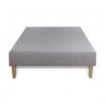 Septnuits - Sommier Gris 90 x 190 cm - Gris