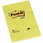 Post-It 6 Notes repositionnables 100 feuilles quadrillé (102x152 mm)