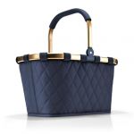 Reisenthel Carrybag midnight gold - Panier de courses robuste avec beaucoup d'espace de rangement et une poche int&eacute;rieure pratique - Design &eacute;l&eacute;gant et hydrofuge