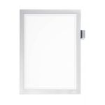 Durable Cadre d'affichage DURAFRAME MAGNETIC NOTE, A4 argent - Lot de 2