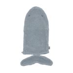 Lässig Gant de toilette ludique baleine bleu