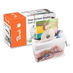 150 DIN A4 4 x 32 mm Taille des Particules P-4 Fonctionnement continu 10 Min Id/éal pour Les Nouveaux DSGVO Peach PS500-46 Destructeur de Documents /à Coupe crois/ée 12 Feuilles 15 l