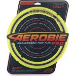 Spin Master Aerobie Pro Ring, Disque volant d'ext&eacute;rieur, 35,6 cm, jaune, Jeu d'adresse