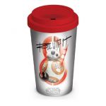 Pyramid Posters Mug de voyage Star Wars Les derniers Jedi - BB-8 Roll With it