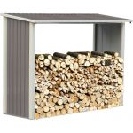 Habitat et Jardin Abri bûches métal "Victor" - 2.15m²