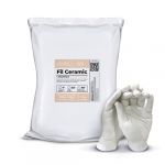 Reschimica Plâtre/Poudre de Moulage, Blanc, durcissement Rapide à l’air, inodore, Structure Fine, Moulage d’Objets décoratifs (1 kg)
