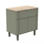 Sauthon COMMODE 1 TIROIR 2 PORTES ELEONORE KAKI