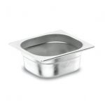 Lacor Bac gastronorme GN 1/4 en inox 18/10 26.5x 16.2x 15cm - Gastronorme