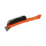 Silverline 245007 - Brosse racloir fil d'acier manche plastique 5 rangs