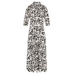 Morgan Robe longue évasée imprimé abstrait Beige - Couleur Beige - Taille L